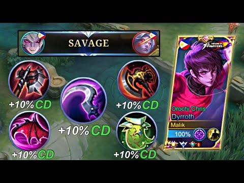SAVAGE! DYRROTH 0 COOLDOWN BUILD IS BROKEN 🤯🔥 (must try)