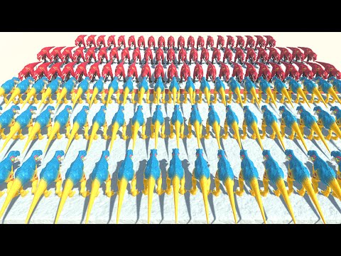 SUPER HERO T-REX DEATH FALL - Dinosaurus Jurassic World Dominion - Animal Revolt Battle Simulator