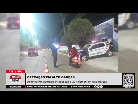 OPERAÇÃO EM ALTO GARÇAS | Ação da PM abordou 24 pessoas e 20 veículos em Alto Garças