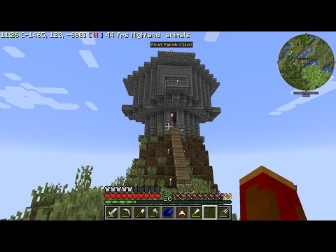 Minecraft Unabridged Ep 1 - A Chiseled Cobble Highland Perch To Lay My Head - Primus Modded Server