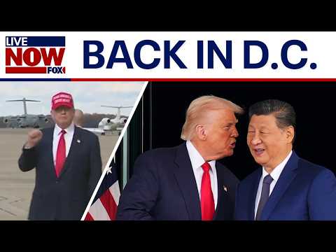 Trump returns to D.C. following Asia trip