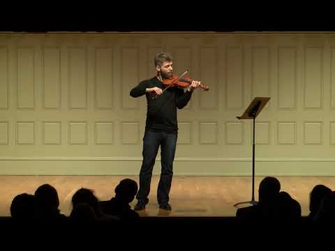 Johnny Gandelsman: JS Bach - Cello Suite no.1 (arranged for violin) Boston, February 17th, 2019