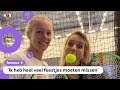 Toptennisster Kiki Bertens beantwoord vragen van kinderen