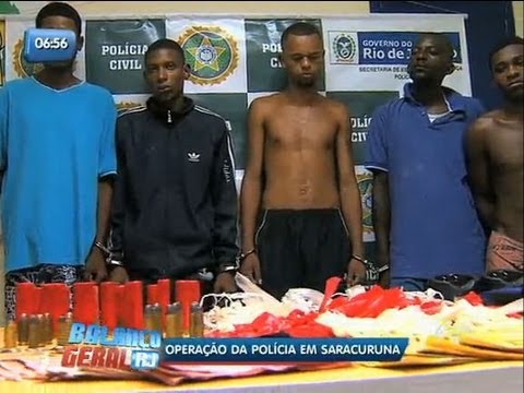Polícia prende cinco por tráfico em Duque de Caxias (RJ)