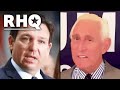 Roger Stone Gives Bizarre Warning To Ron DeSantis