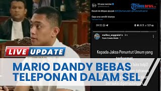 Mario Dandy Diduga Telepon Saksi dari Tahanan sebelum Sidang, Ayah D: Dilepas Aja, Sisanya Saya Urus