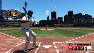 MLB The Show 24 - Cincinnati Reds vs Pittsburgh Pirates - Gameplay (PS5 UHD) [4K60FPS]