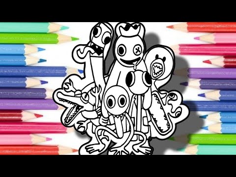 🌈 Rainbow Friends. We'll decorate together. Blue. Green. Yellow. Pink. Red. Orange. Purple. #rainbow