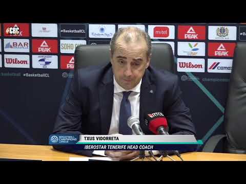 Txus Vidorreta - Pospartido Mornar Bar-Iberostar Tenerife (74-81)