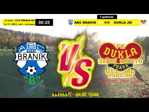 11.kolo ⚽ Abc BRANÍK "B" @ FK DUKLA Jižní Město U17 ◙ 6.11.2021 ᴴᴰ ⚽ D1A PŘEBOR MLADŠÍ DOROST