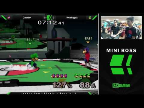 Mini Boss Losers Semis - Dankbot (Falco) vs ilovebagelz (Luigi)