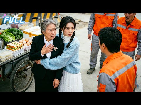 Bullies harass old rich lady at site,vendor girl stands in&defends her—her son's CEO,love sparks!