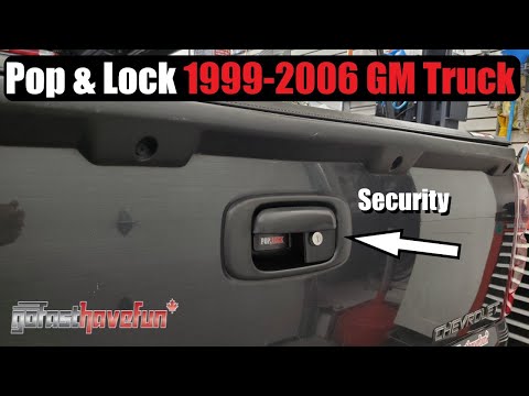 How to Install Pop & Lock PL1100 Tailgate Lock for GMC Sierra and Chevrolet Silverado 1999-2006