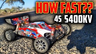 5400kv! WLTOYS 104001 Can we hit 100mph?