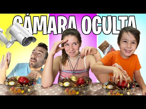 EXPERIMENTO ¡¡CHOCOLATE CHALLENGE!! a mi FAMILIA  ¿Comerán chocolate?