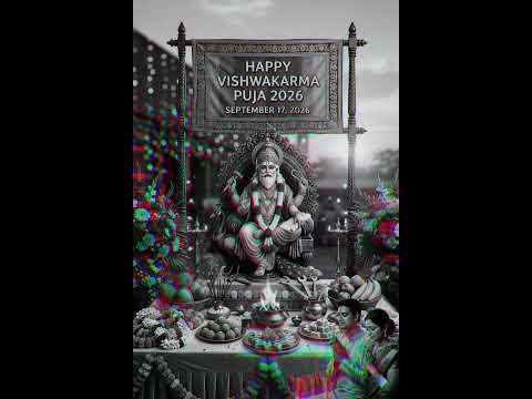Vishwakarma Puja 2026 Status Video | Vishwakarma Puja Date & Shubh Muhurat 🙏✨