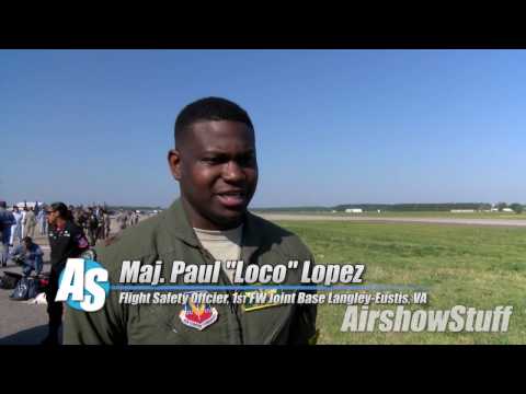 Meet The Next F-22 Raptor Demo Pilot - Maj. Paul "Loco" Lopez