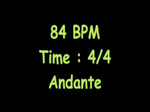84 BPM Metronome Click Track on 4/4