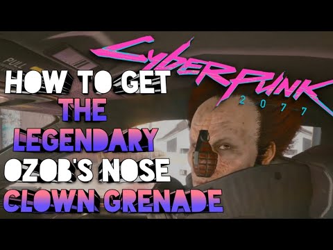 How to get the UNIQUE Legendary Grenade OZOB'S NOSE - Cyberpunk 2077