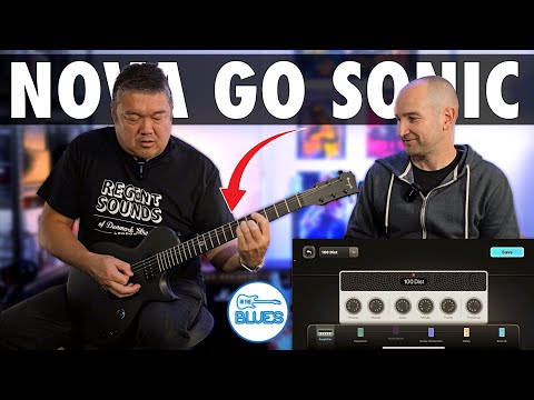 Nova Go Sonic Electric Guitar, Practice Amp, and USB Interface in One!