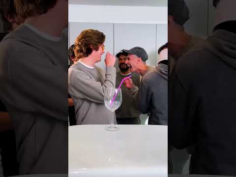 Guy breaks glass with voice… 🫗😱