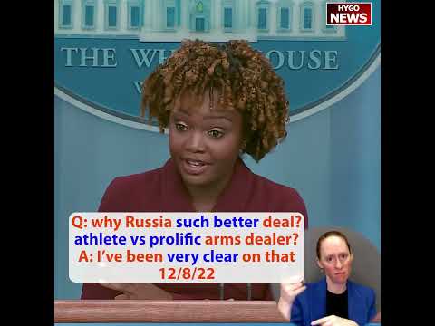 Q: why Russia such better deal? athlete vs prolific arms dealer? A: I've been very clear on that