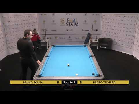 POOL STARS - Quartos de Final - Bruno Sousa vs Pedro Teixeira