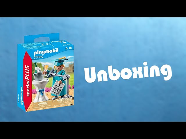 Vídeo relacionado con PLAYMOBIL Fiesta de Graduación 70880, a Partir de 4 años