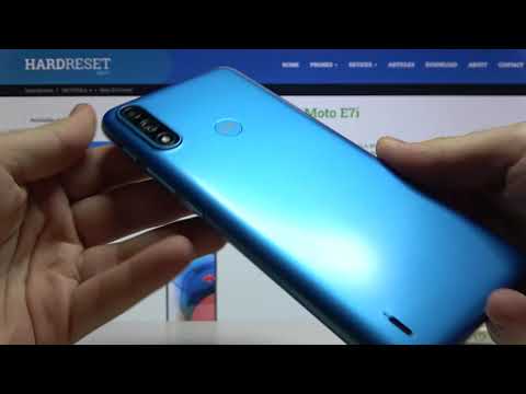 Motorola Moto E7i Power - Blue Back Cover Color Presentation