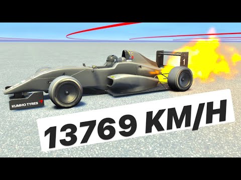 Formula Jet Engine 13769 KM/H Speed Record - Endless Track
