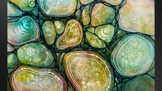 Texture Rocks in WATERCOLOR - 294