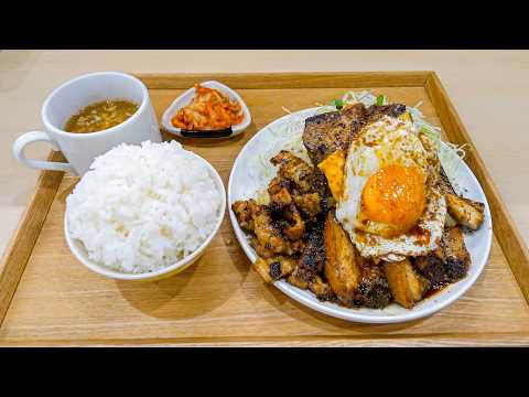 大盛り無料！男の欲望を満たす厚切りチャーシュエッグ丼に爆食いアニキが殺到する！