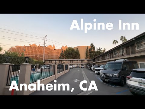 Hotel Review - Budget Lodging Near Disneyland at the Alpine Inn, Anaheim CA