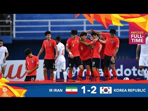 Iran 1 - 2 Korea Republic (AFC U23 Championship 20...