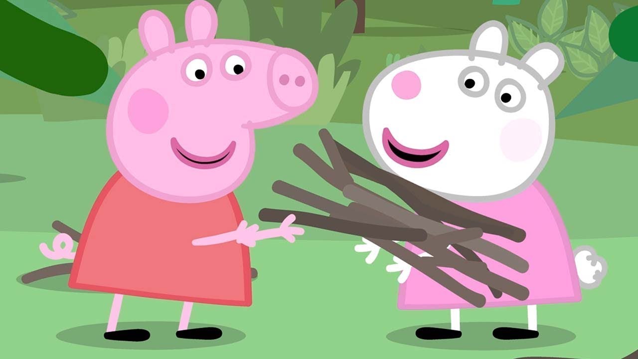 Peppa Pig S02 E45 : Schoolkamp (Engels)