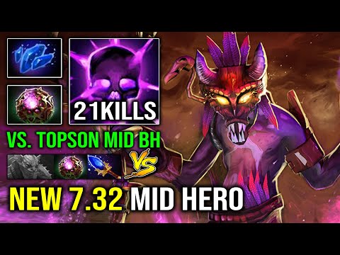 EVEN Topson God Can't Stop this Witch Doctor Mid | NEW 7.32 OP Hero First Item Octarine Dota 2