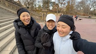broadway show & running in the cold | VLOGMAS 2025 | days 8 & 9