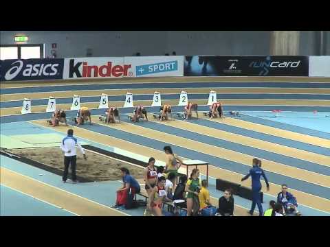 Johanelis Herrera Abreu - 60m batterie (Campionati Italiani Juniores e Promesse indoor 2015)