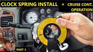 PART 3, Cruise Control Inoperative, Diagnosis/Repair, CLOCK SPRING R&R Mitsubishi Montero