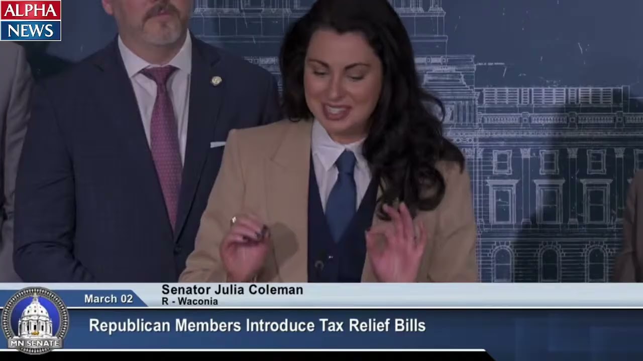 Minnesota Senate Republicans hold press conference on tax relief bills