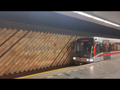 Metro C: Nádraží Holešovice. 17.3.2025
