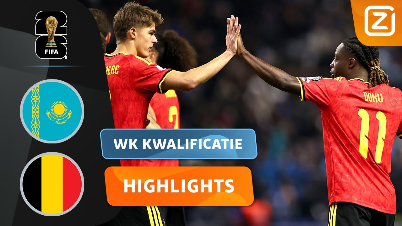 ONSTOPBARE RODE DUIVELS CREËREN KANS NA KANS!! 😳🥵 | Kazachstan vs België | WK 2026 Kwalificatie