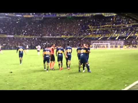 BOCA 2 vs riBer 0 -Torneo 2015 - Gol de Perez