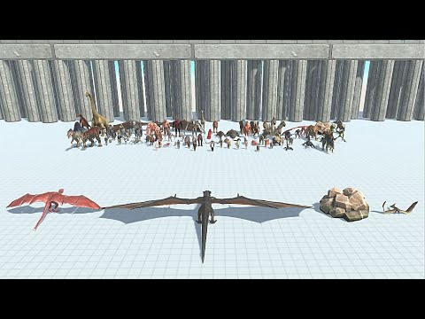 FLYING UNITS VS EVERY FACTION - Animal Revolt Battle Simulator