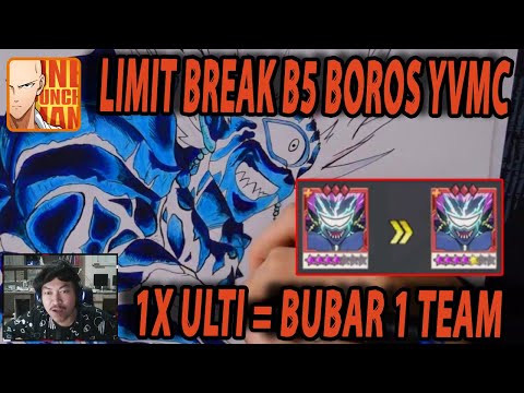 🔥🔥LIMIT BREAK B5 BOROS YVMC [1X ULTI BUBAR 1 TEAM] 90% TAMAT BUILD! - ONE PUNCH MAN:The Strongest
