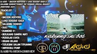 Download lagu DJ ADID -'BACOON NERVOUSE X LUKA SEKERAT RASA & SALAHMU SENDIRI'FUNKOT (WAKYENG) 2024 mp3