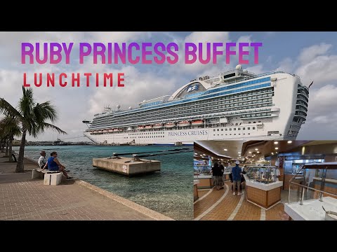 Thumbnail for Indulgent lunch spread on Ruby Princess buffet