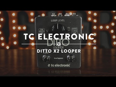 TC Electronic Ditto Looper X2 Pedal | Reverb Demo Video