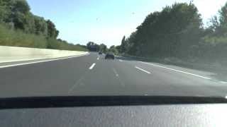 preview picture of video 'Autobahnfahrt #001 - A52 - von Ratingen nach Düsseldorf'