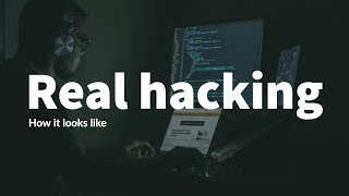 How hacking actually looks like.